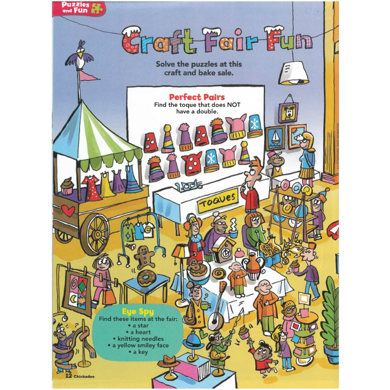 Chickadee: Ages 6-9 (8 issues) - Bayard Magazines