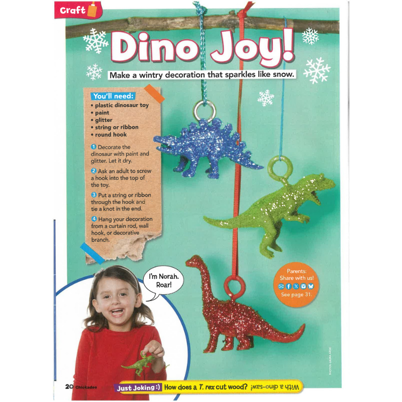 Chickadee: Ages 6-9 (8 issues) - Bayard Magazines