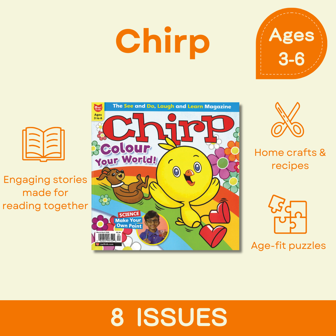 Chirp:  Ages 3-6 (8 issues)